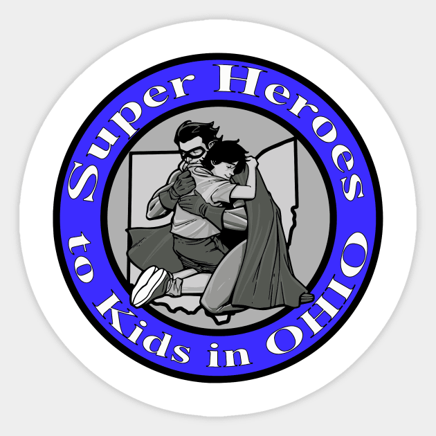 Alternative SHTKIO logo 3 Sticker by Super Heroes to Kids in Ohio